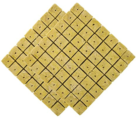 Toddmomy 98Pièces Bloc de Culture Hydroponique Cubes de Germination Soilless pour Bouturage et Propagation des Plantes Fournitures de Jardinage Pratiques et