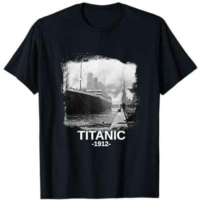 Das sinkende Bootsschiff der Titanic traf 1912 in Erinnerungsstücken den Eisberg T-Shirt