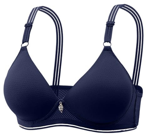 TYUIOP 40Dd Bras for Women Plunge Bras Non Wired Womens Bras Non Wired Nursing Bra Cotton Women's Bra and Panty Set Sports Bras Women High Impact F Cup 2 Sizes Bigger Bra Matching Bra