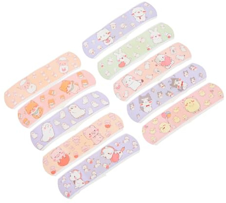 FRCOLOR Pegamento Vendaje 4 Cajas Tirita De Dibujos Animados Cinta Corporal Vendajes Adhesivos Impermeables Apósitos Para Heridas Skincare Plastia Hemostática Para Heridas De Pegamento Medico