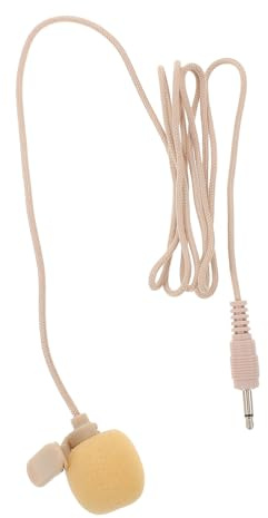 UPKOCH Micrófono Portátil de Condensador con Clip para PC y Reuniones en Línea, Alta Sensibilidad y Reducción de Ruido, Color Beige, Material Metálico y Plástico