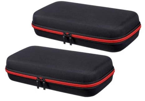 Toyvian 2 pièces Sac de Rangement Microphone Sans Fil EVA Antichoc avec Fermeture Éclair Étui Portable Résistant pour Micro Main et Accessoires de Voyage