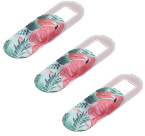 DOITOOL Cubierta de Privacidad Adhesiva para Cámara de Teléfono Webcam y Portátil Diseño de Ave Tropical 3 Unidades Compatible Móviles y Tabletas Accesorio Fino y Seguro para