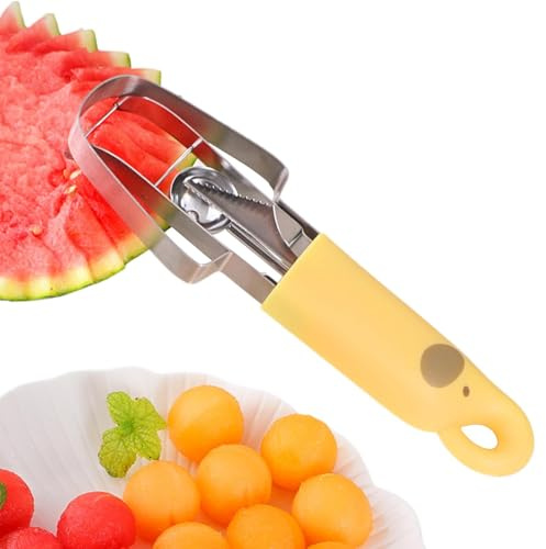 Strumento Taglia E Affetta Anguria - Accessorio Scavino Da Cucina,Taglia Anguria In Acciaio,Per Cucina, Casa, Spiaggia, Interni E Esterni, Feste, Preparazione Snack, Campeggio, Picnic, Barbecue