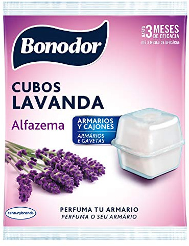Bonodor Control Polillas Cubos Lavanda, 20 Unidades