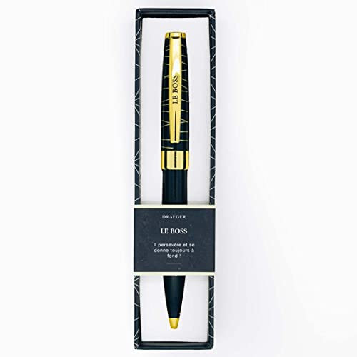 Draeger Paris - Penna a sfera retrattile + scatola regalo LE BOSS