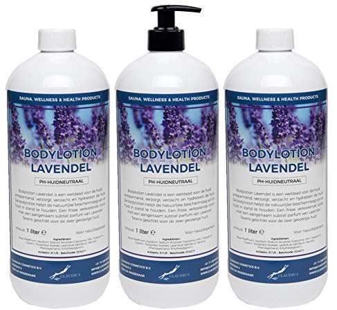 Claudius Bodylotion Lavendel 3 x 1 Liter - mit kostenloser Pumpe