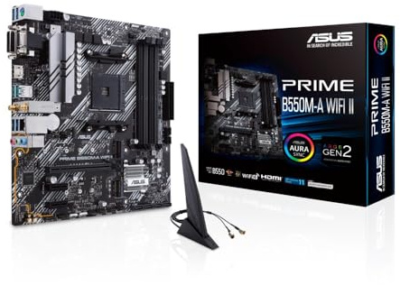 Prime B550M-A WiFi II//AM4 B550 Dual M.2 WiFi Aura MB