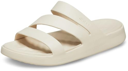 Crocs Herren Getaway Strappy Sandalen, Stucco, 39/40 EU