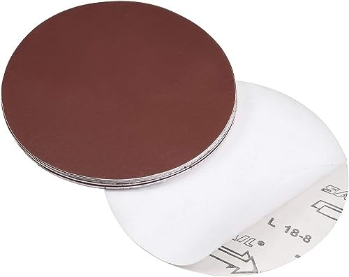 TA-VIGOR 20 discos de lijado PSA de 150 mm, grano 1500 de 6 pulgadas, discos de lijado de gancho y bucle sin agujero, papel de lija de óxido de aluminio, almohadilla de lijado autoadhesiva para lijar