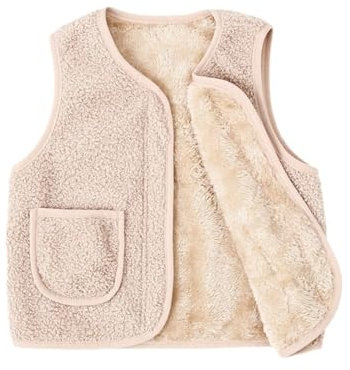 Kinder Ärmellose Warmen Fleeceweste Warme Und Winter Winter Fleece Weste Winterjacke Reitweste Herren Western Teddyjacke Mädchen Fleecejacke Kinder Mädchen