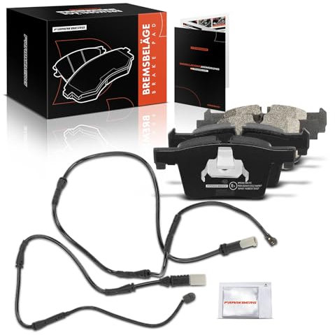 Frankberg Bremsbelagsatz inkl. 4x Bremsbeläge Vorne Kompatibel mit 3er Touring F31 2 Cabriolet F23 4 Gran Coupe F36 3 Gran Turismo F34 3er F30 F80 Replace# 34116854126