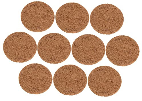 COLLBATH 10St Taubennest mit braunem Kissen Ei Inkubation Wachtel Runde Vogelunterlage Nistkästen Huhn Tiere Vogelzubehör Taubennestmatte Haustier Taubenbedarf taubennest versorgung Kokos