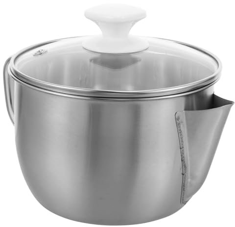 Genérico Artefacto del filtro de aceite cuello de cisne Salsa tapas Olla de sopa con separador de aceite Separador de aceite de cocina lata separadora de grasa contenedor de grasa de tocino