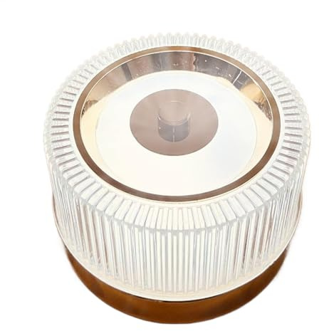 Lámpara de mesa de , lámpara de escritorio inalámbrica para mesita de noche, 4.72 x 4.72 x 3.15 pulgadas, luz de noche de temperatura de 3 colores, iluminación ambiental, perfecta para