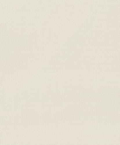 Rasch Papier peint 312331 - Papier peint non tissé, uni - Sable clair avec surface structurée et aspect tissé - Aspect textile - 10,05 m x 0,53 m (L x l)