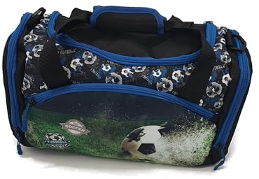 Kinder Fußball Sporttasche Reisetasche Für Mädchen und Jungen Fabrizio Weekender Kinder Duffel Bag (M1, M1)