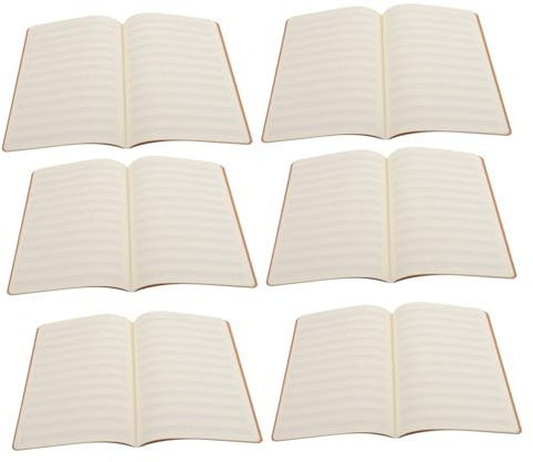 FUNOMOCYA 10 Stück Schüler Übungshefte für Handschrift Linierte Schreibhefte aus Papier Leicht und Tragbar für Schulbedarf