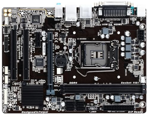 Placa Madre Fit For GIGABYTE GA-H110M-S2PH DDR4 H110 LGA 1151 I3 I5 I7 32G