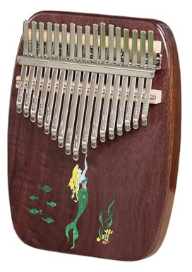 Fingerklavier-Kalimba Kalimba Daumenklavier Für Erwachsene 17 Töne Aus Schwarzem Walnussholz