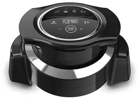 Moulinex - Extensión Air Fryer para robot cocina Companion - Negro | Accesorio compatible con todos los modelos Companion – Permite freír sin aceite – Asar y asar en el mismo tazón