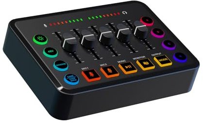 YPBEW Carte son en direct et transmission efficace colorée et réduction du bruit pour les amateurs de musique Équipement auditif