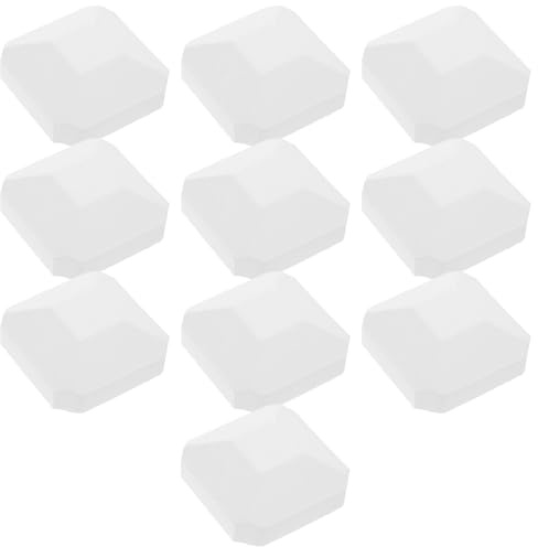Cordierite White Inch 2x2 Briquettes 10pcs Replacement for Gas Grill