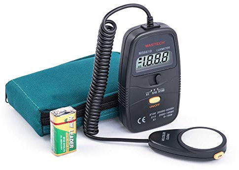 MS6610 Digital Luxmeter Mastech 0…50000Lux Helligkeitsmesser mit Meßsonde