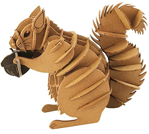 Fridolin 3D Papiermodell Eichhörnchen