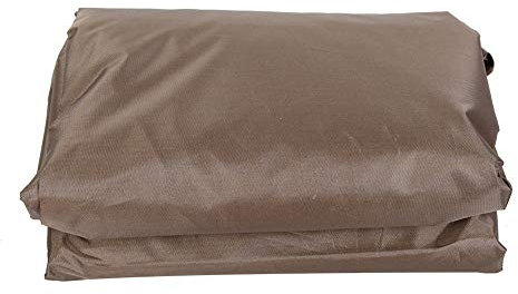 Ejoyous Hot Tub Cover - Rainproof Dustproof Solar Bathtub Protector for Outdoor Square Spring Bath, Winter Protection (Brown)