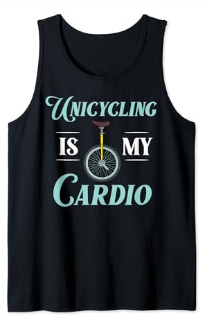 Einrad Fahrrad Lustiges Training Lernen Radfahren Tank Top