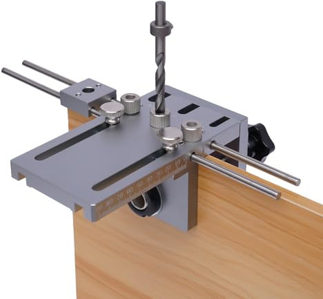 TaNeHaKi Bohrschablone Dübel Bohrlehre 3 in 1 Lochsuchgerät Dübellehre Holzdübel 6/8/10mm Bohrhilfe Dübellehre Dübellöcher Bohren Bohrführung Bohrhilfe Präzise Positionierung Bohren