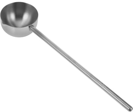 Amosfun Cuchara Para Beber De Acero Inoxidable Cucharón Sopero Cuchara Para Calentar Sopas y Guisos Para Cocina y Comidas Familiares Herramienta De Cocina Versátil