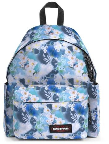 EASTPAK ZAINO DREAMFLOWER BLU DAY PAK'R 24 LITRI MULTICOLORE TASCA LATERALE PORTA BORRACCIA E TASCA SUL RETRO CON CERNIERA