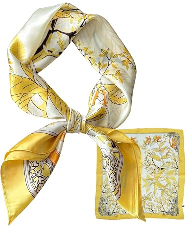 LEBOOBELL Damen 70 * 70cm Schal Quadratisch Bandana Tuch Seiden Schals Kopftuch Haarschmuck
