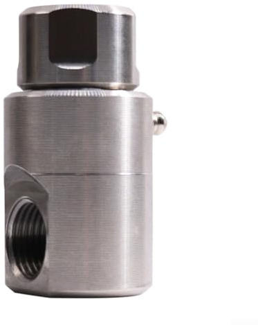 Floweringbeter Luftschlauchtrommelteile 12 Zoll Stahl Drehgelenk für MXF mit 360-Grad-Drehung, geeignet für Reinigungs-, Bewässerungs- und Sprühanwendungen