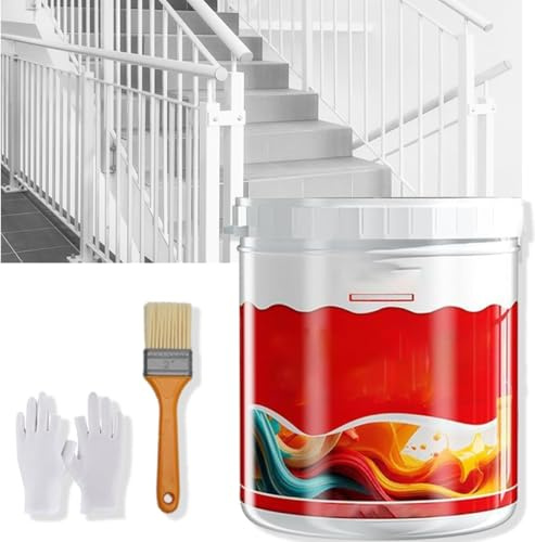 Gokame Metal Rust Removal & Renovation Paint, 500g Water-Based Rust Remover for Metal, RustFixing Refurbished Pain, MetalRustRemoval and Renovation Paint (White)