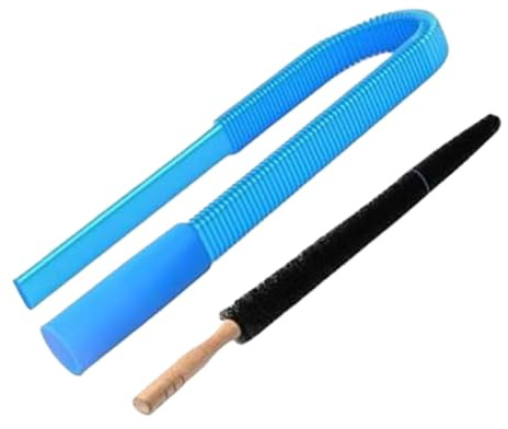Universal Dryer Vent Hose Cleaner Kit Flexible Lint Brush with Vacuum Adapter,Quick Telescopic Handle with Adapter,for Narrow Gaps Dryers & Household,About 80cm/31.5 Inches