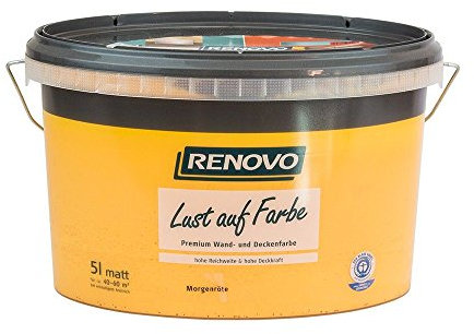 Trendfarbe Morgenröte 5 L Renovo Lust auf Farbe - Wandfarbe Deckenfarbe