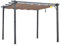 Outsunny Pergola Pavillon Terrassenüberdachung mit Schiebedach Garten Alu Kohlegrau+Kaffeebraun 3x3x2,23 m