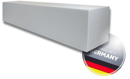 saarschaum • Schaumstoffstreifen Matratzenverlängerung • Schaumstoff Zuschnitt • Bett Lückenfüller • Matratzenausgleich • Matratzenverbinder • Polster • RG2440 10x15x200cm