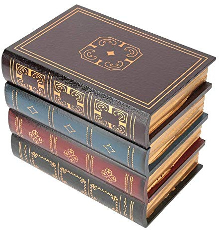 1 Pièce Boîte De Rangement Faux Livre Boîte À Bijoux Vintage En Bois Pour Bureau Maison (#1)