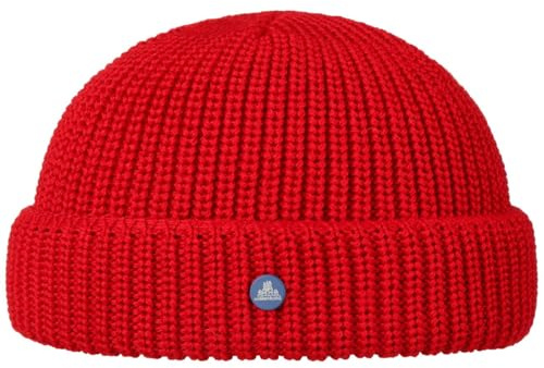 HAMMABURG Strick Dockermütze Beanie Wolle Made in Italy Damen Herren Herbst Winter