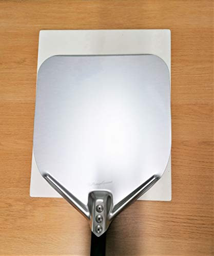 Vintage Gourmet ® Professional Pizza Oven Tool Set for Pizza Chef, Paddle, Peel, Rake, Brush, Stone (Shovel Paddle 295x360mm x120L)