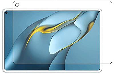 Lobwerk 2-in-1 Set 2x Protective Glass Film for Huawei MatePad Pro 2021 MRR-W29 10.8 Inch Tablet Screen Protector Glass