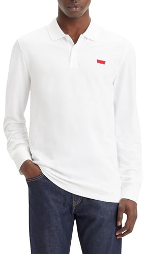 Levi's Men's Long-Sleeve Slim Housemark Polo Shirt