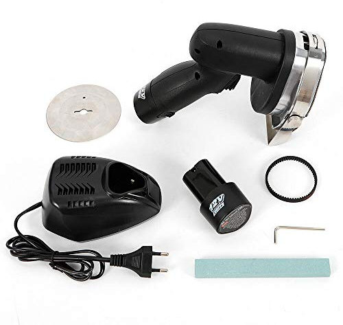 Elektro Kabellos Dönermesser, Elektrische Kebabschneider Kebabmesser Gyrosmesser Dönerschneider Edelstahl Kebab Slicer Messerschneider Fleischspender 80W