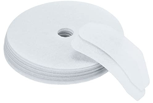 sourcing map Universal Cloth Dryer 8pcs Exhaust Filter 2pcs Air Intake Filter, White for Clothes Dryer Filter Replacement