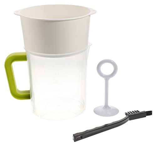 Operitacx Soy Milk Maker Accessories 4 Pcs Nut Milk Strainers Reusable Fine Mesh Filters for Home Kitchen Yogurt and Nut Preparation 1.5 Quart Capacity