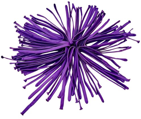 Lange Modellierballons, 260q, lila, verdrehende Luftballons, DIY, magischer Ballon für Kinderspielzeug, Geburtstagsparty, Hochzeit, Clown-Dekoration, 50 Stück